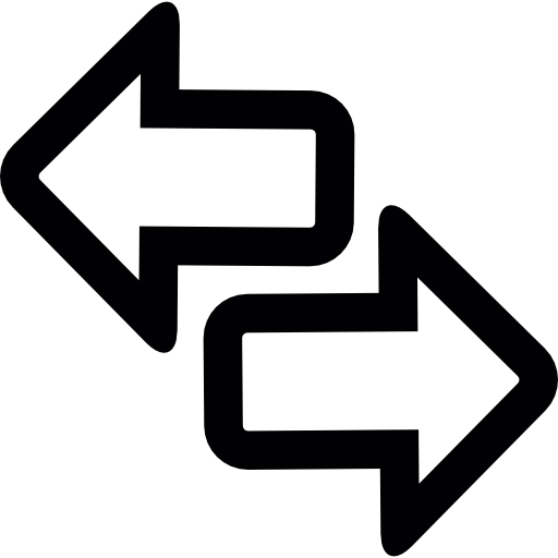 Two direction arrows